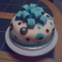 Friend Birthday First fondant bow