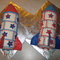 Rocket I made these cakes for my Twins 4th Birthday. They turned out really good.