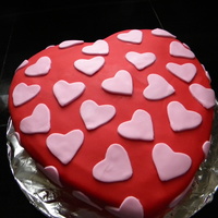 Happy Valentines Day This was a cake I made for my 4 kids for valentines day. They loved it.