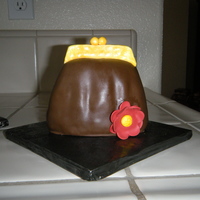 Small Coin Purse I copied from cupcake envy. I watched their tutorial and now I'm hooked on mini cakes! Kudos to cupcake Envy!