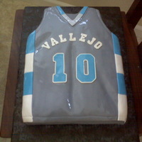 Njb Jersey White cake with strawberry filling for our annual end of the season party!