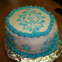 Fondant first try at stensil