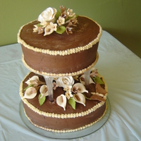 Cuarenta Aniversario en este cake las flores y mariposas son echas por mi, estoy un poco mas avanzado en las flores ya que pienso que ese es mi fuerte espero...