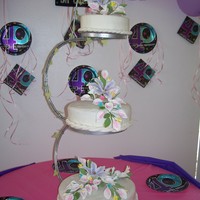 Aniversario en este cake perfeccione un poco mas creo yo me lanse a la combinacion de sabores y la famosa pasta laminada