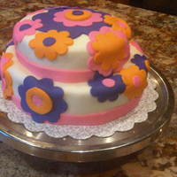 Faith's Birthday my first try with fondant was for my granddaughters birthday