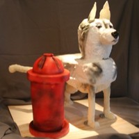 Dog And Fire Hydrant Wow, what a challenge. I think this cake was probably 3x the size the bride and I thought it would be. I had a hard time figuring out the...