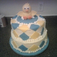 Duckling Baby Shower Cake 