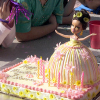Bratz Cake My daughter's 8th birthday. This was a first for me.