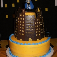 Batman Guards Gotham City This cake was a lot of fun and equaly as troubling, but still tons of fun. I got my idea from lots of other cake designers here at cake...