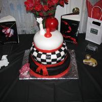 Twilight Cake For Amanda's 12Th Birthday Party This was my very first cake ever using fondant. I made it for my Twilight obsessed daughter's 12th birthday party. The bottom tier is...