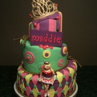 Bling Cake I made this topsy turvy cake for a birthday party. The bottom layer is 12 inch, The middle layer is 9 inch, and the top is 6 inch. The...