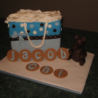 Giftbag Cake This was a lot of fun to make!!