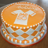 Ut Checkerboard Cake I made this cake for a Dad who likes the university of tennessee. Quadruple chocolate cake with Oreo filling and white chocolate...