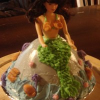 First Try At Mermaid Cake 