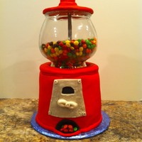 Gumball Cake gumball cake but i used skittles which are birthdays girl favorite candy