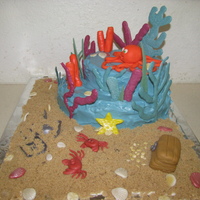 Ocean Cake This is an ocean cake that I made for my son's 2nd Birthday. I'm still learning the tricks of the trade. Thanks so much for...