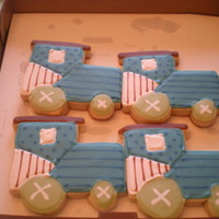 Train Cookies Carter theme train cookies for baby shower