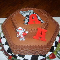 Alabama chocolate with fondant