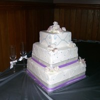 Quilted Square This was designed by a bride and I tried to let her know that the top tier would look out of place, but oh well...she loved it. It is a...