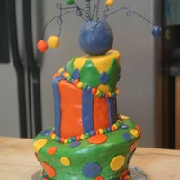 My 1St Topsy Turvy this is my 1st topsy turvy cake. lost of mistakes, learned alot, over all I think it turned out good. Made for twins and their brother that...