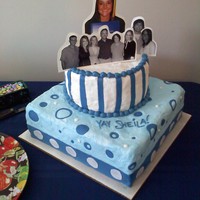 Stripes And Dots Graduation I love it when someone says, "Do whatever you want." I had fun coming up with this one for my friend's graduation from...