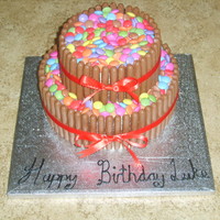 Happy Birthday very chocolatey cake yummy!!!
