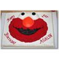 Ashlyn's 1St Birthday Elmo on sheetcake