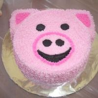 Camryn's Special "pig" Cake Camryn's Individual Cake