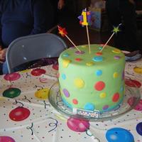 Gaidges 1St Birthday Cake actual cake used on birthday 2nd cake