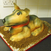 My First 3D Dog Cake 