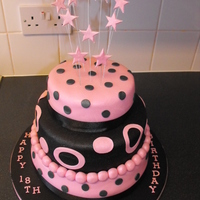 3 Tier Birthday Cake i was given 48hrs to make and decorate this cake!!!