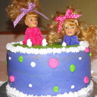 Wilton Course 1 Cake 2 This is my second cake in Wilton Course 1. I don't like clowns at all so I had an idea to use the barbie heads. Cake kind of got...