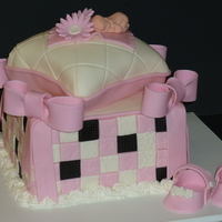 Pillow And Patchwork Cake This is a combination of a few different cakes on CC. The baby shoes were so fun to make and I was surprised about how easy the baby...