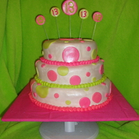 13Th Birthday Chocolate and Vanilla cake with buttercream filling and all fondant on the outside.