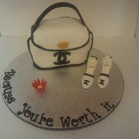 Chanel This was a cake I made for a good friend of mine for Mother's Day.