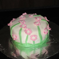 Springtime Tea Party This was a banana cake with gingersnap cookie buttercream filling. Made for a fun lil tea party with some 3 year old girls! :)