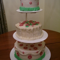 Cherry Blossom Wedding Cake 