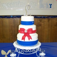 Lewis Reunion Anniversary Cake During our family reunion this year the theme was celebrating marriage and we figured up that there was a combined 458 years of marriage...