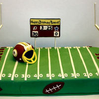 Football Birthday Redskins theme