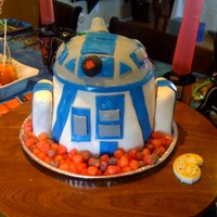 R2D2 Birthday Cake 