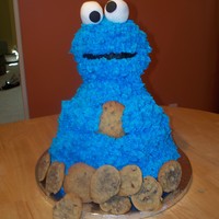 Cookie Monster Cake thanks so much to other CC's namely AmyCakes2 for all the help with this cake! I really love the way it turned out and, although...