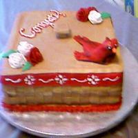 Longaberger Basket Cake Longaberger basket cake. Sponge cake with vanilla bean custard filling with fresh strawberries. My Grandmother was retiring and loves...