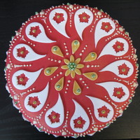 Indian Wedding Shower This cake was done in approx. 4h. I'm very pleased with how it turned out, considering the time i had. Chocolate cake with walnuts and...