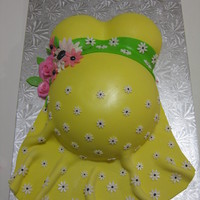 Pregnant Belly Cake- Unisex 
