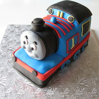 Thomas The Train This cake was my 1st attempt at making a 3-D carved cake. Learned alot from this one and know what not to do for the 2nd one I make in Aug...