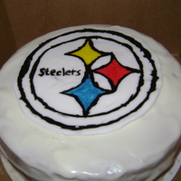 Steeler Cake This cake was for my teachers birthday she is a huge Steeler fan.