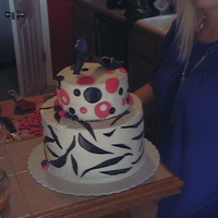 Girls Night Out This cake was for a girls social event at church. I feel really silly to make this high heel because I didn't even know they made...