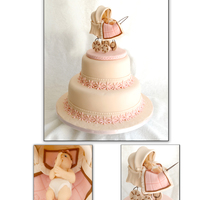 Baby Carriage Cake 