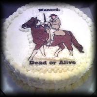 Cowboy Cowboy on a horse. I used a customers photograph to make the fbct.