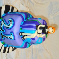 Finally Legal Inspired by other cakes on CC. The birthday girl would not let anyone cut the cake. Next time i'm making it a dummy cake. :)